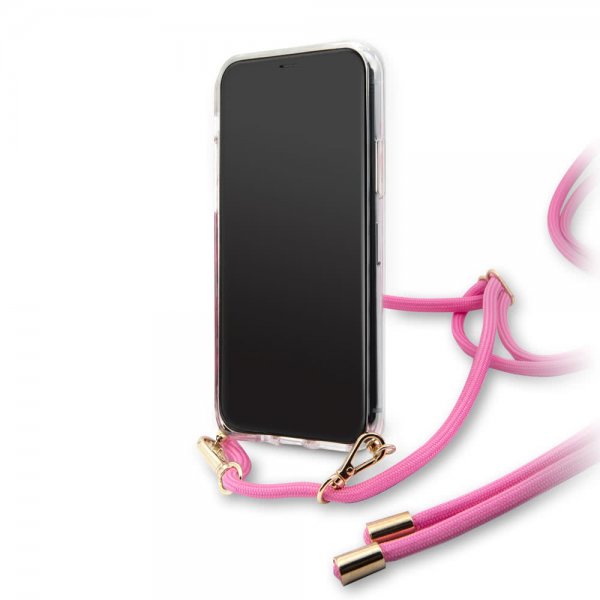 Guess iPhone 11 Skal Gradient Cover Rosa