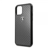 Ferrari iPhone 11 Skal Kolfibertextur Svart