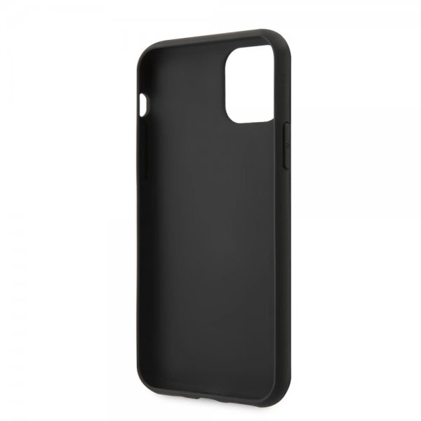 Guess iPhone 11 Skal Lädertextur Svart