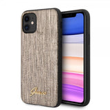 Guess iPhone 11 Skal Lizard Guld