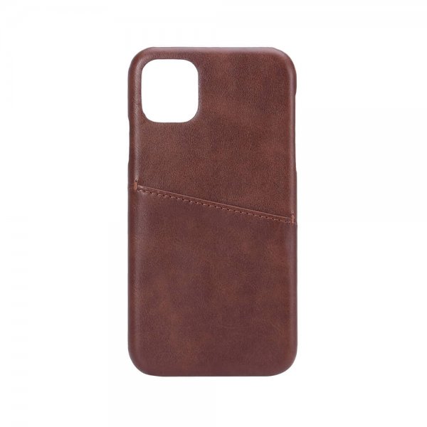 Onsala iPhone 11 Skal med ett Kortfack Brun