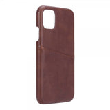 Onsala iPhone 11 Skal med ett Kortfack Brun