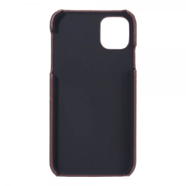 Onsala iPhone 11 Skal med ett Kortfack Brun