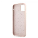 Guess iPhone 11 Skal Metal Triangle Rosa