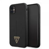 Guess iPhone 11 Skal Metal Triangle Svart