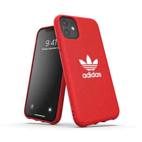 Adidas iPhone 11 Skal OR Moulded Case Canvas FW19 Scarlet Red