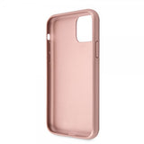 Guess iPhone 11 Skal Saffiano Cover Roseguld