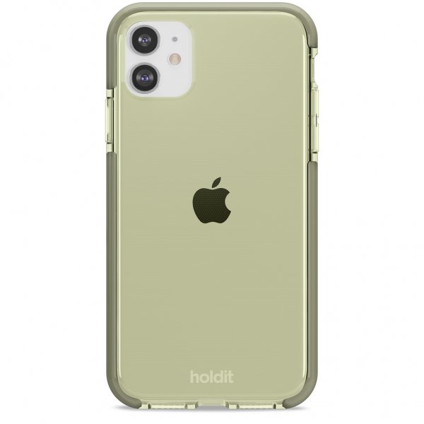holdit iPhone 11 Skal Seethru Khaki Green