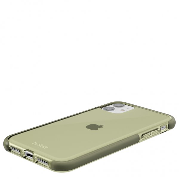 holdit iPhone 11 Skal Seethru Khaki Green
