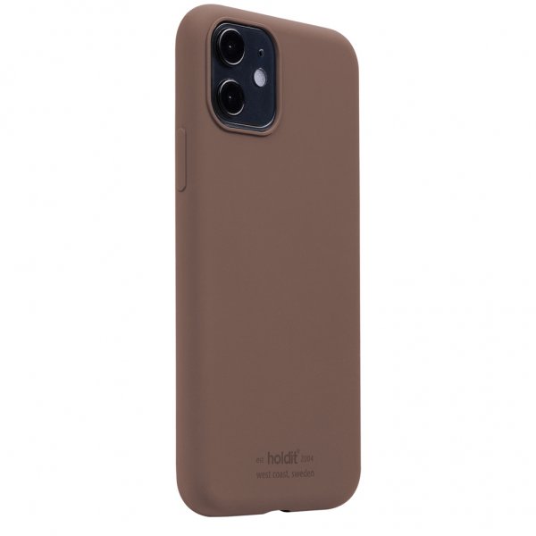 holdit iPhone 11 Skal Silikon Dark Brown