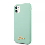 Guess iPhone 11 Skal Silicone Cover Vintage Grön