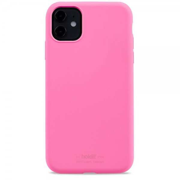 holdit iPhone 11 Skal Silikon Bright Pink
