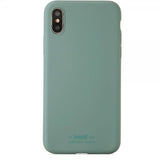 holdit iPhone X/Xs Skal Silikon Moss Green