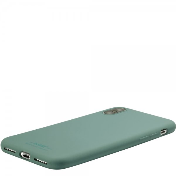 holdit iPhone X/Xs Skal Silikon Moss Green