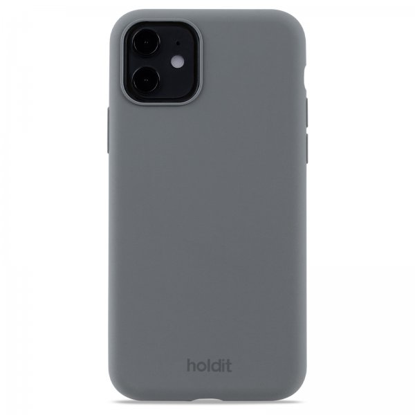 holdit iPhone 11 Skal Silikon Space Gray