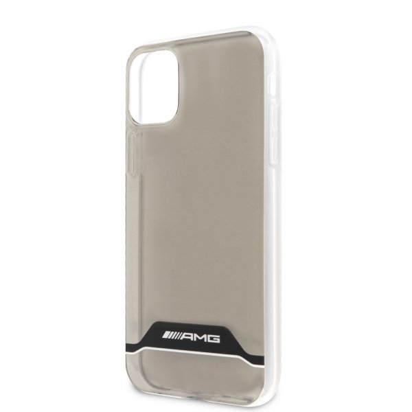 AMG iPhone 11 Skal Stripes Horizontal Transparent Svart