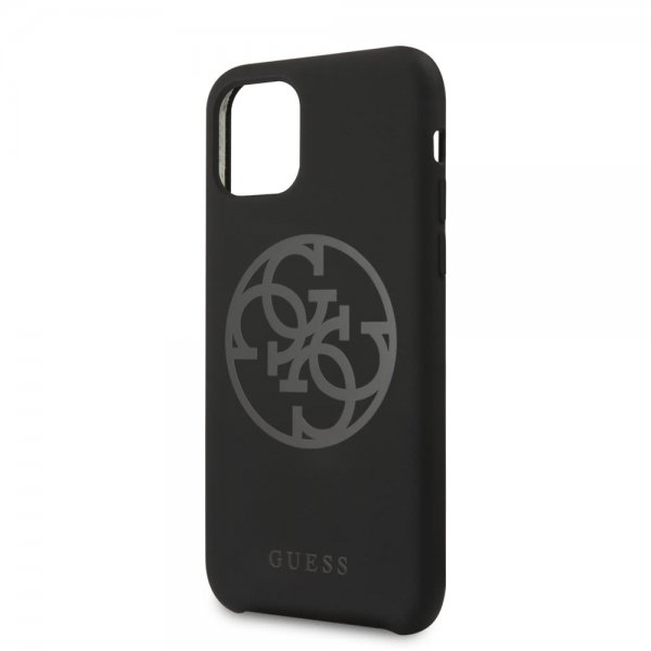 Guess iPhone 11 Skal Tone on Tone Svart