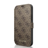 Guess iPhone 12 Mini Fodral Monogram Brun