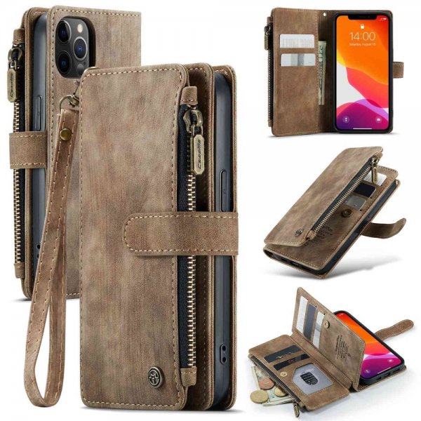 CaseMe iPhone 12/iPhone 12 Pro Fodral C30 Series Brun