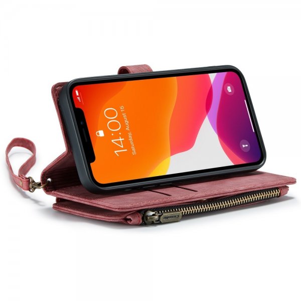 CaseMe iPhone 12/iPhone 12 Pro Fodral C30 Series Röd