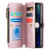 CaseMe iPhone 12/iPhone 12 Pro Fodral C36 Series Rosa