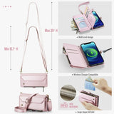 CaseMe iPhone 12/iPhone 12 Pro Fodral C36 Series Rosa