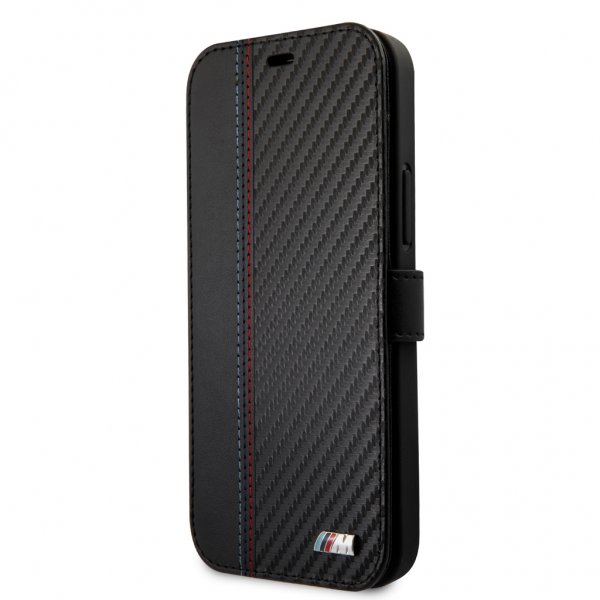 BMW iPhone 12/iPhone 12 Pro Fodral Dynamic Carbon Svart