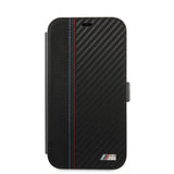 BMW iPhone 12/iPhone 12 Pro Fodral Dynamic Carbon Svart