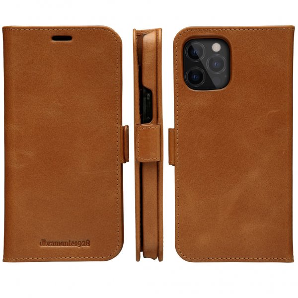 dbramante1928 iPhone 12/iPhone 12 Pro Fodral Lynge Löstagbart Skal Tan