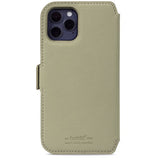 holdit iPhone 12/iPhone 12 Pro Fodral Wallet Case Magnet Khaki Green