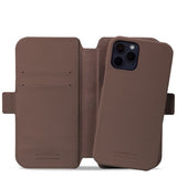 holdit iPhone 12/iPhone 12 Pro Fodral Wallet Case Magnet Stockholm Dark Brown