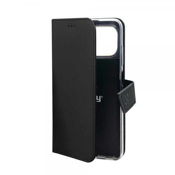 Celly iPhone 12/iPhone 12 Pro Fodral Wally Wallet Case Svart
