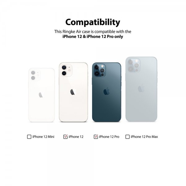 Ringke iPhone 12/iPhone 12 Pro Skal Air Clear