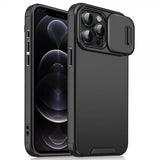iPhone 12/iPhone 12 Pro Skal Camera Slide Svart