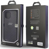 Audi iPhone 12/iPhone 12 Pro Skal Carbon Fiber Svart