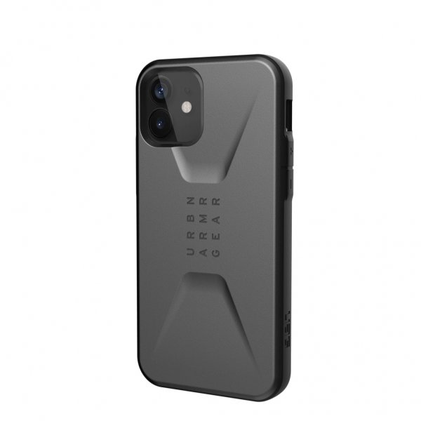 Urban Armor Gear (UAG) iPhone 12/iPhone 12 Pro Skal Civilian Silver