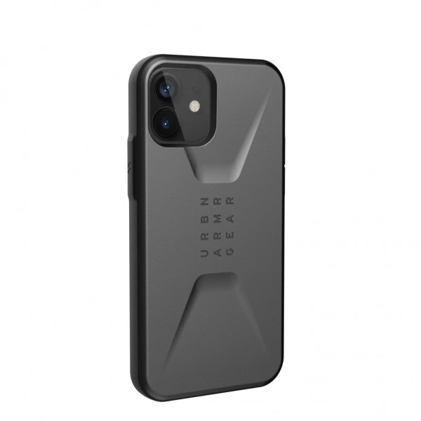 Urban Armor Gear (UAG) iPhone 12/iPhone 12 Pro Skal Civilian Silver