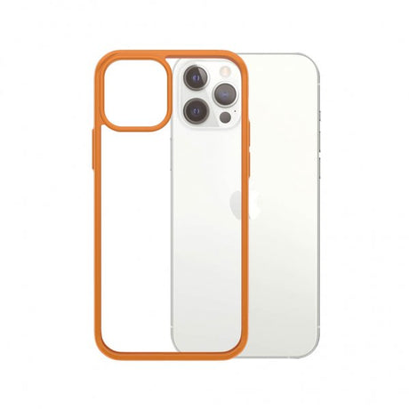 PanzerGlass iPhone 12/iPhone 12 Pro Skal ClearCase Color PG Orange