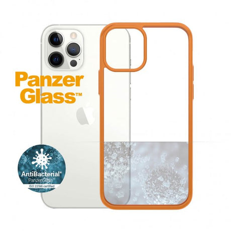 PanzerGlass iPhone 12/iPhone 12 Pro Skal ClearCase Color PG Orange