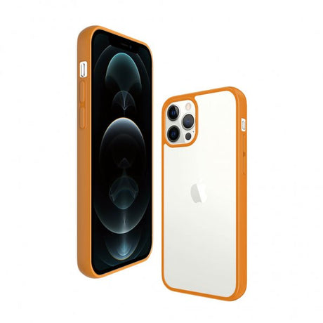 PanzerGlass iPhone 12/iPhone 12 Pro Skal ClearCase Color PG Orange