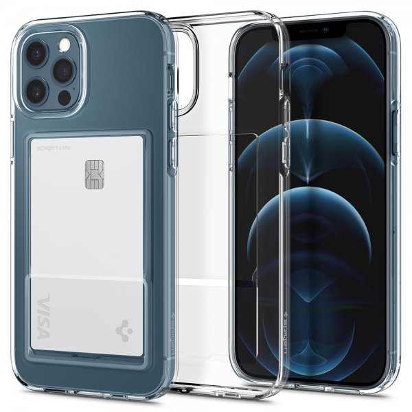 Spigen iPhone 12/iPhone 12 Pro Skal Crystal Slot Crystal Clear