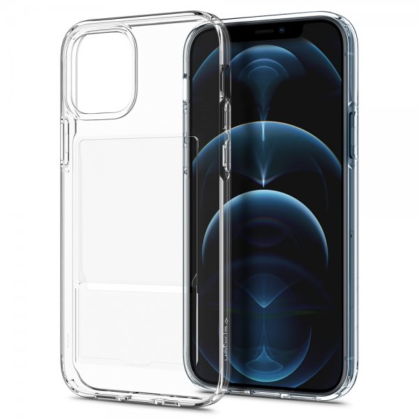 Spigen iPhone 12/iPhone 12 Pro Skal Crystal Slot Crystal Clear