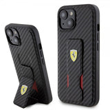 Ferrari iPhone 12/iPhone 12 Pro Skal Grip Stand Function Svart
