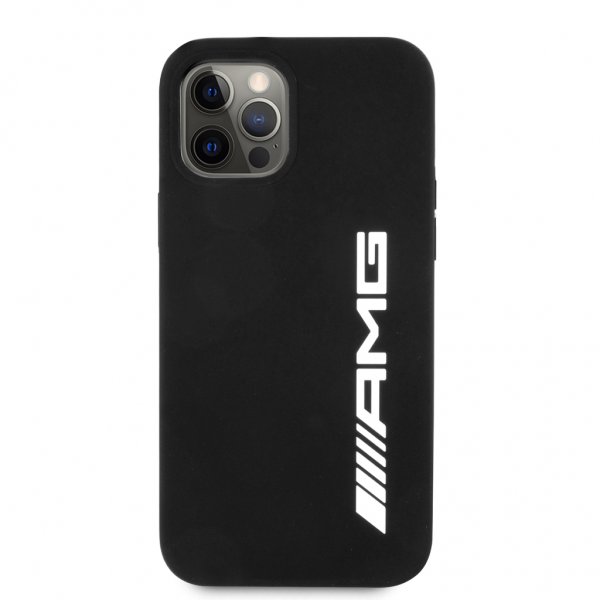 AMG iPhone 12/iPhone 12 Pro Skal Liquid Silicone Svart