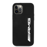 AMG iPhone 12/iPhone 12 Pro Skal Liquid Silicone Svart