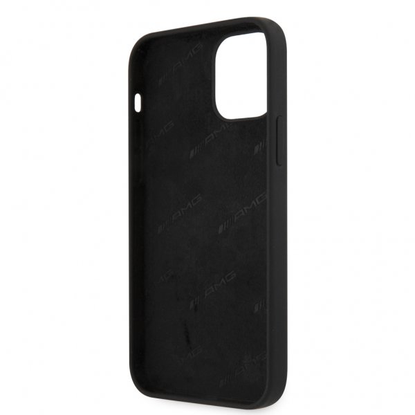 AMG iPhone 12/iPhone 12 Pro Skal Liquid Silicone Svart