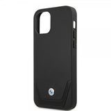 BMW iPhone 12/iPhone 12 Pro Skal Logo Perforerad Svart