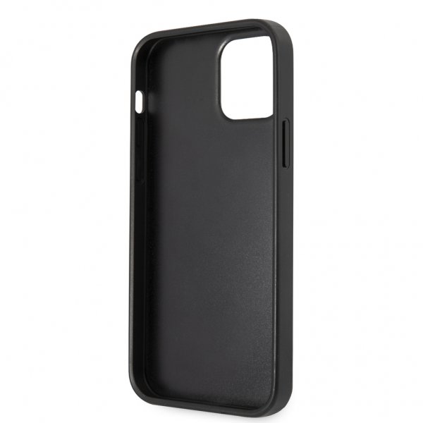 Guess iPhone 12/iPhone 12 Pro Skal Metal Logo Grå