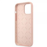 Guess iPhone 12/iPhone 12 Pro Skal Metal Triangle Rosa