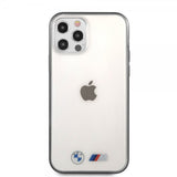 BMW iPhone 12/iPhone 12 Pro Skal Metallic Svart Transparent